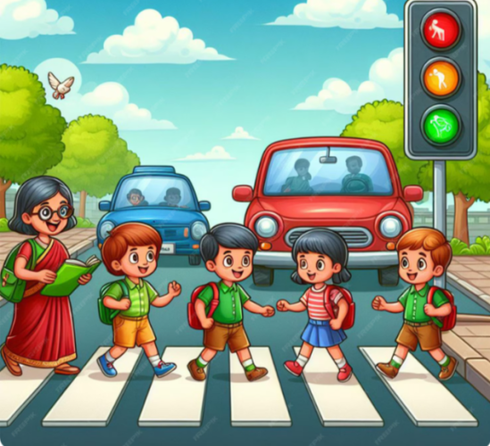 Конкурс поделок "Мой друг Светофорчик"